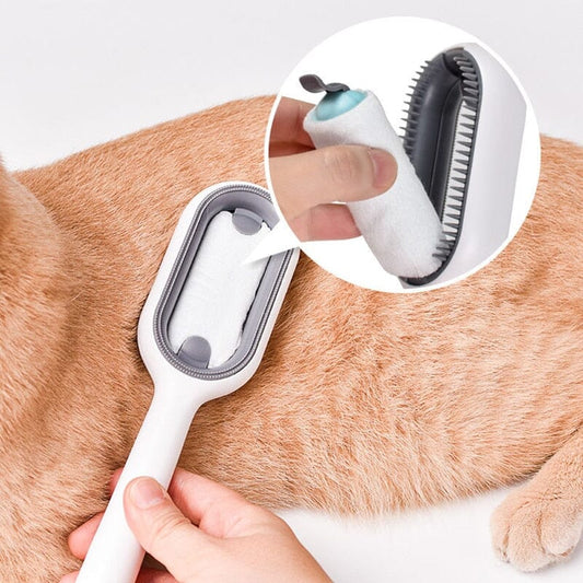 DoubleFaceBrosse™ | Brosse pour chats & chiens - Minou Mini