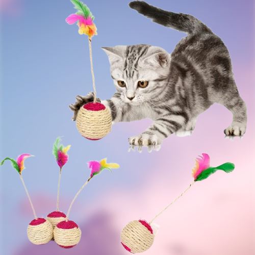 SpringFun™ - Colonne Spirale pour chat - Minou Mini